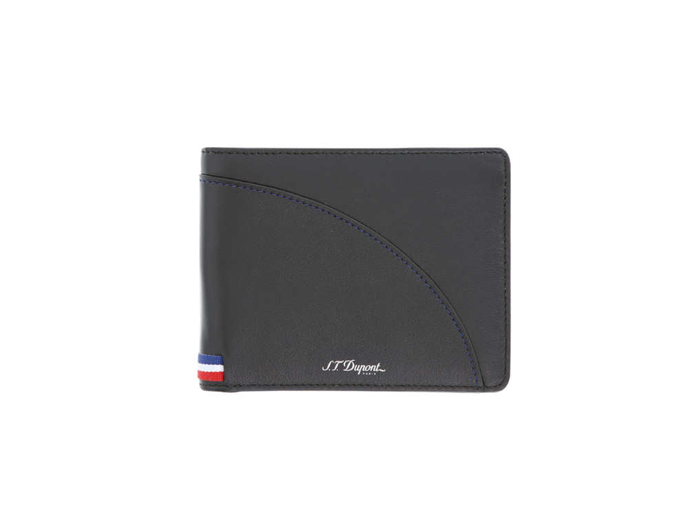 Cartera S.T. Dupont Défi Millennium, Piel, Negro, 6 Tarjetas, 172003