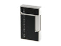 Encendedor S.T. Dupont Ligne 2 Derby, Laca, Adornos en paladio, Negro, 016434