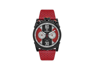 Reloj de Cuarzo Scuderia Street Racer, Rojo, 44 mm, Cristal de Zafiro, CS10164