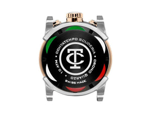 Reloj de Cuarzo Scuderia Touring, PVD Oro Rosa, Blanco, 40 mm, CS40104