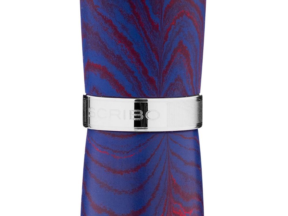 Pluma Estilográfica Scribo La Dotta Paradisus, 14K, Azul DOTFP25PL1403