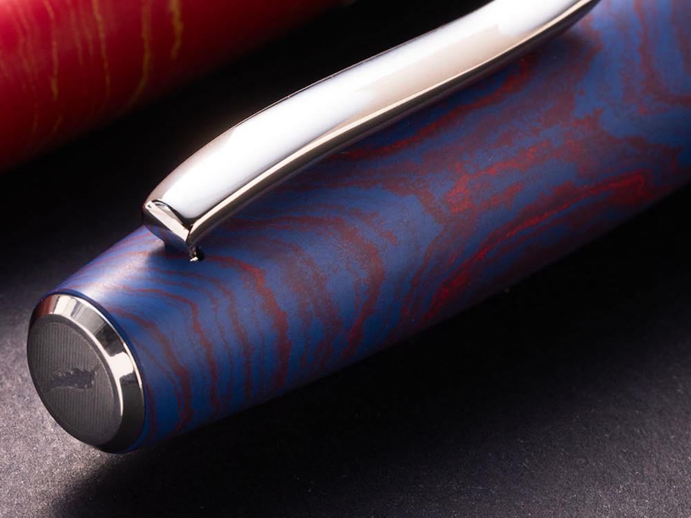 Pluma Estilográfica Scribo La Dotta Paradisus, 14K, Azul DOTFP25PL1403