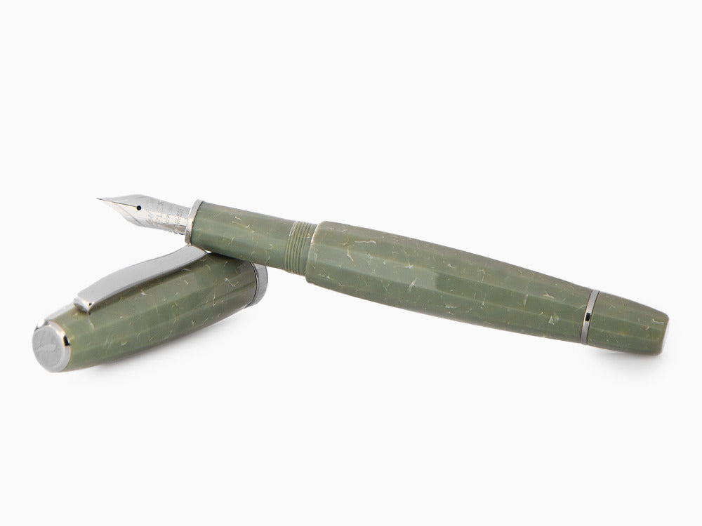 Pluma Scribo Feel Verde Antico, 18K, Edición Limitada, FEEFP26PL1803