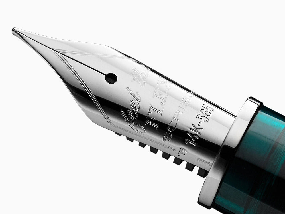 Pluma Scribo Feel Ombre Verdi, 14K, Edición Limitada, FEEFP28RT1403