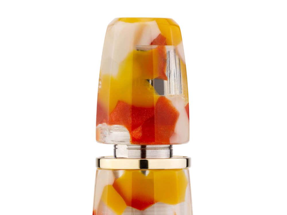 Pluma Estilográfica Scribo Feel Sale di Volterra, Oro 14K, FEEFP40YG1403