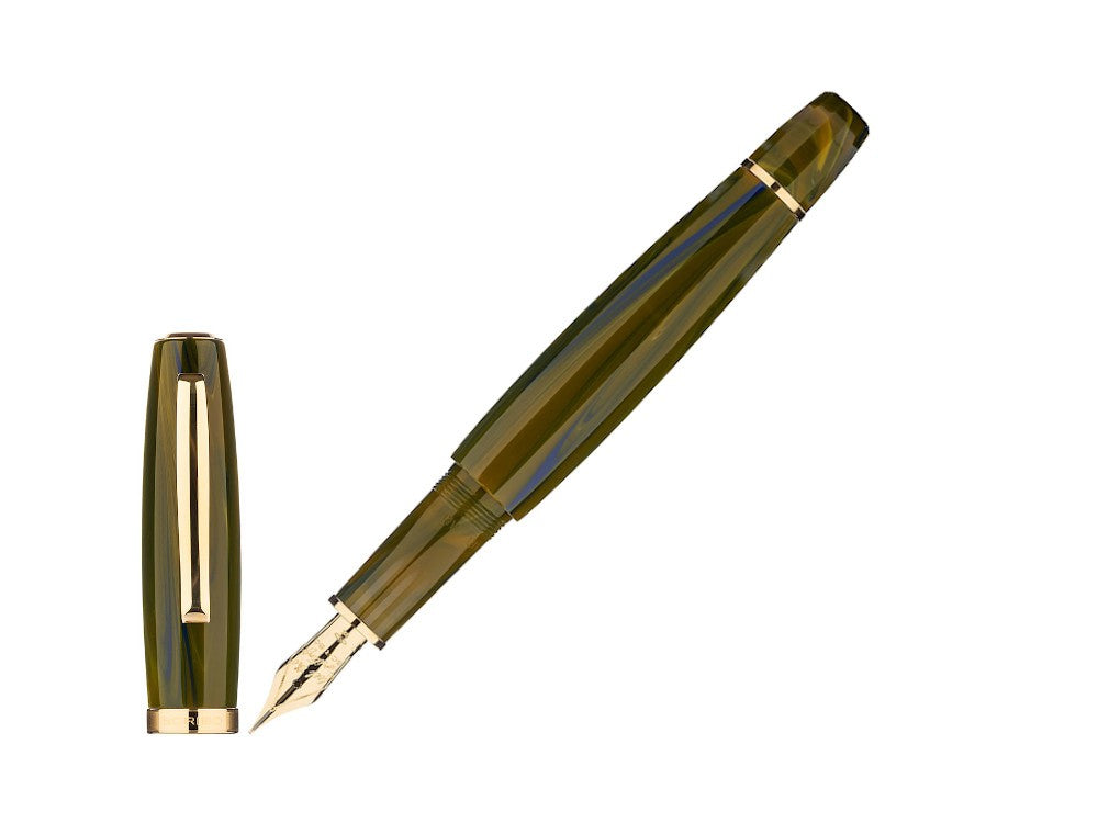 Pluma Scribo Feel Laguna 14K, Edición Limitada, FEEFP45YG1403