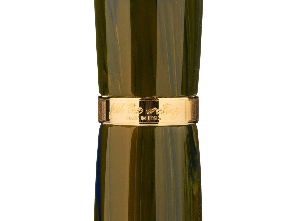 Pluma Scribo Feel Laguna 14K, Edición Limitada, FEEFP45YG1403