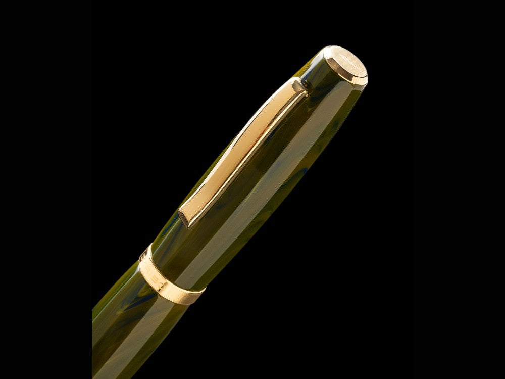 Pluma Scribo Feel Laguna 14K, Edición Limitada, FEEFP45YG1403