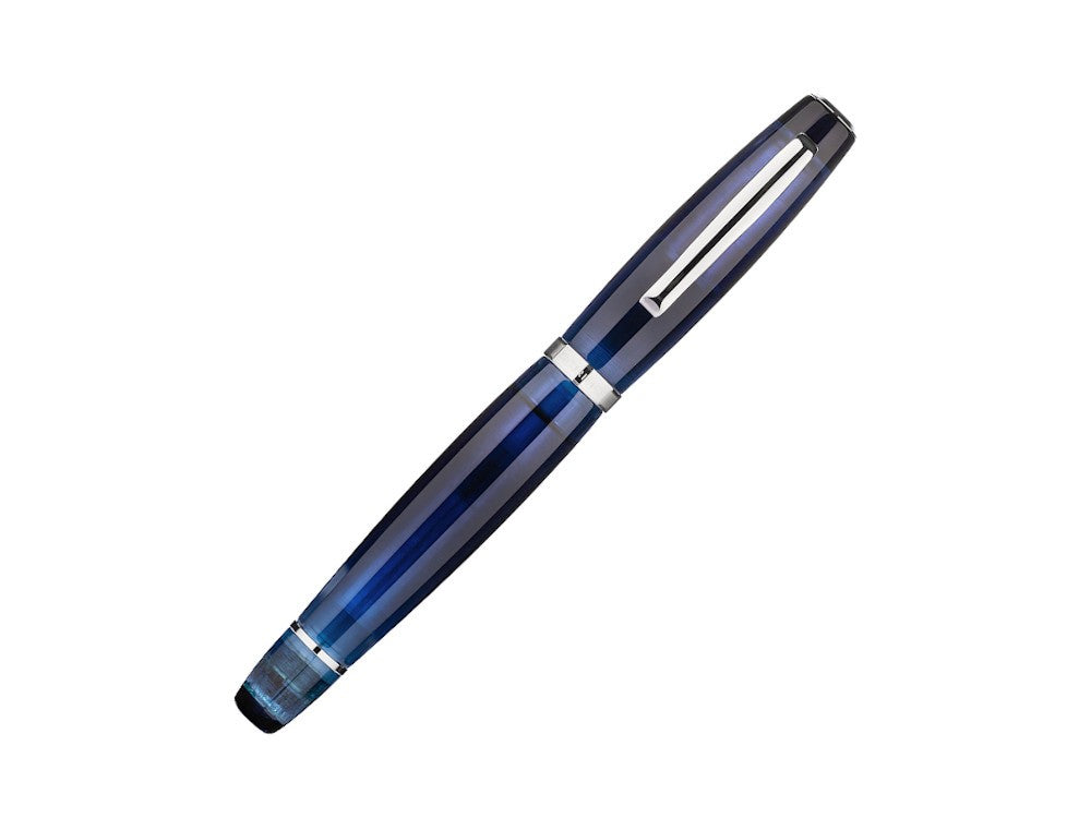 Pluma Estilográfica Scribo Feel Blu Sospeso LE 14K, FEEFP46PL1403