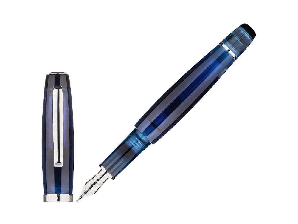 Pluma Estilográfica Scribo Feel Blu Sospeso LE 18K, FEEFP46PL1803