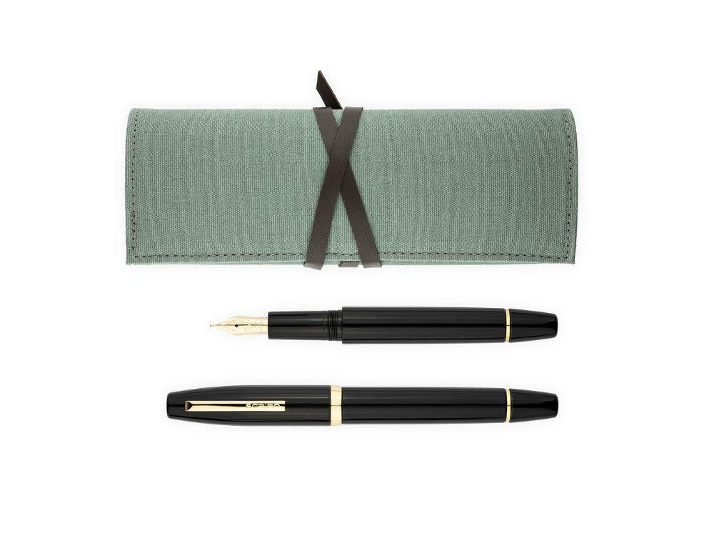 Pluma Estilográfica Scribo Flow Origine 18K, Ed Limitada, FLOFP06YG1803