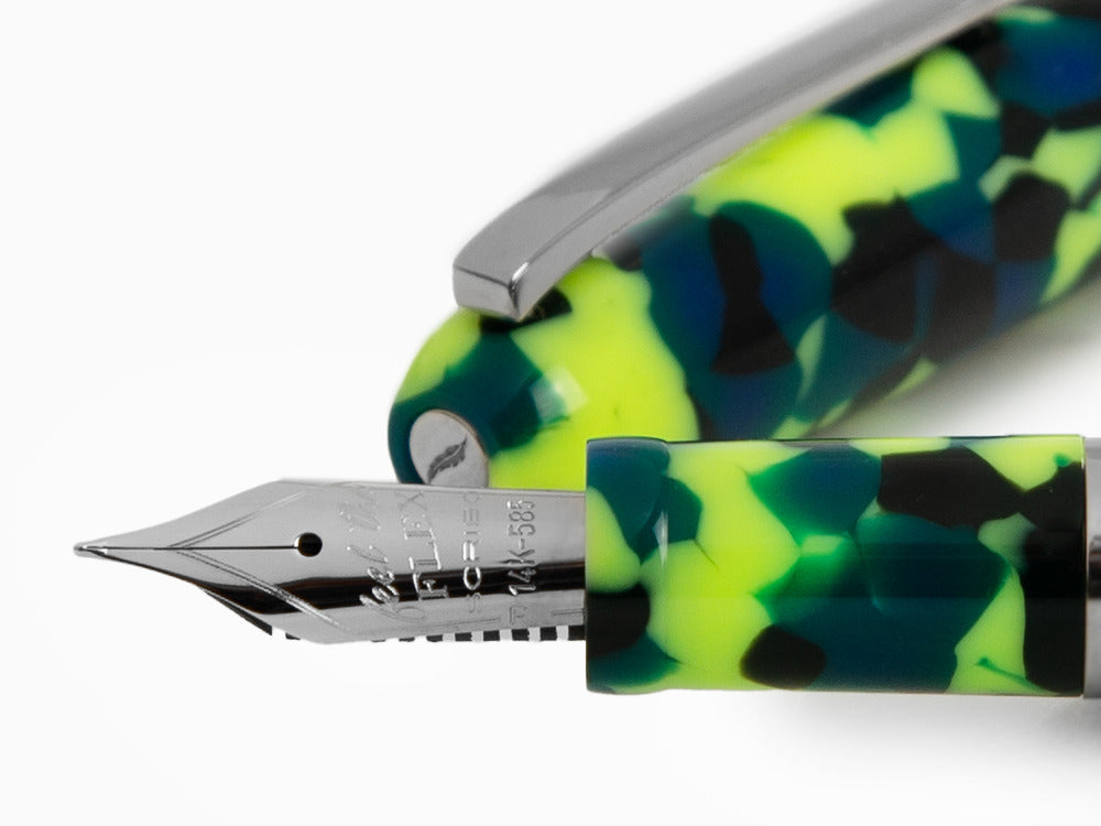 Pluma Scribo Piuma Popart, 14K, Edición Limitada, PIUFP18PL1403