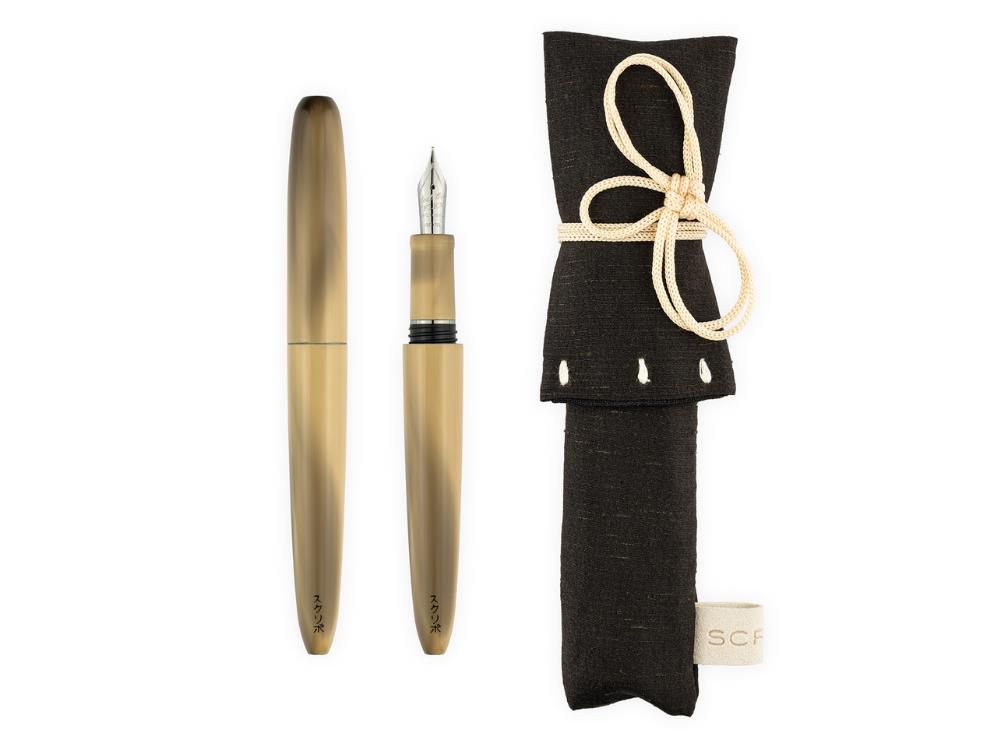 Pluma Estilográfica Scribo Piuma Hane Murakumo 18K, PIUFP28RT1803
