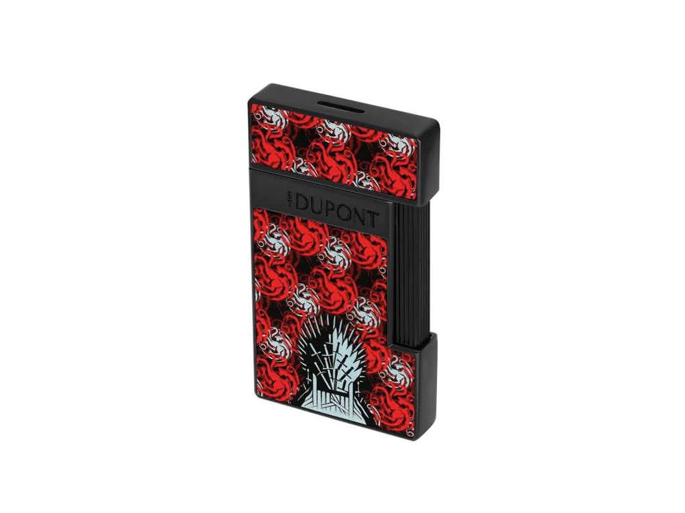 Encendedor S.T. Dupont Game of Thrones Slimmy, Negro, Edición Limitada, 028112