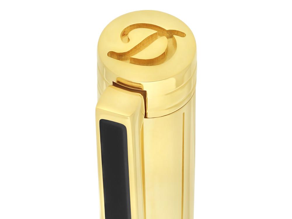 Bolígrafo S.T. Dupont Classique, Latón, Negro, 045076N