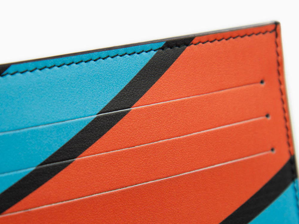 Tarjetero S.T. Dupont 24H Du Mans, Piel, Azul, 6 Tarjetas, 161411