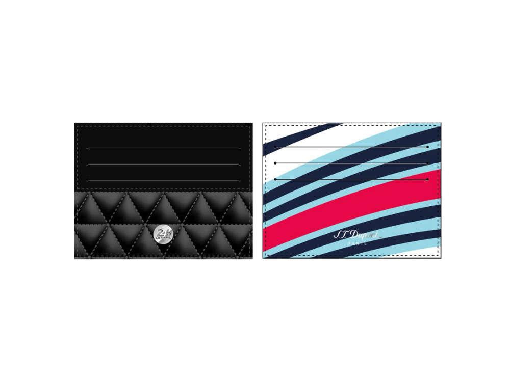 Tarjetero S.T. Dupont 24H Du Mans, Piel, Blanco, 6 Tarjetas, 161511