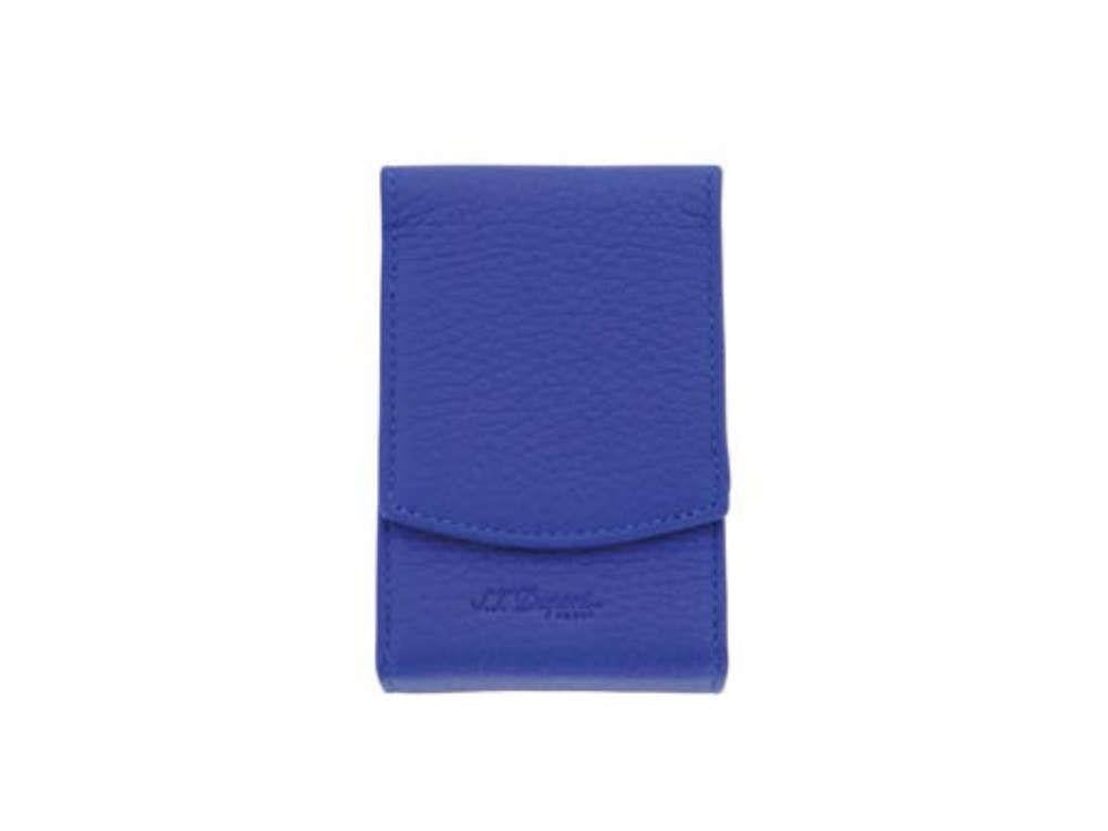 Funda S.T. Dupont Velvet Animation Ocean Blue, Piel, Azul, 183461