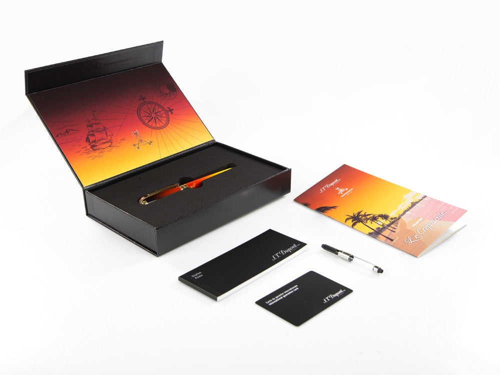 Estilográfica S.T. Dupont Line D Montecristo, Le Crépuscule, Oro,410136L