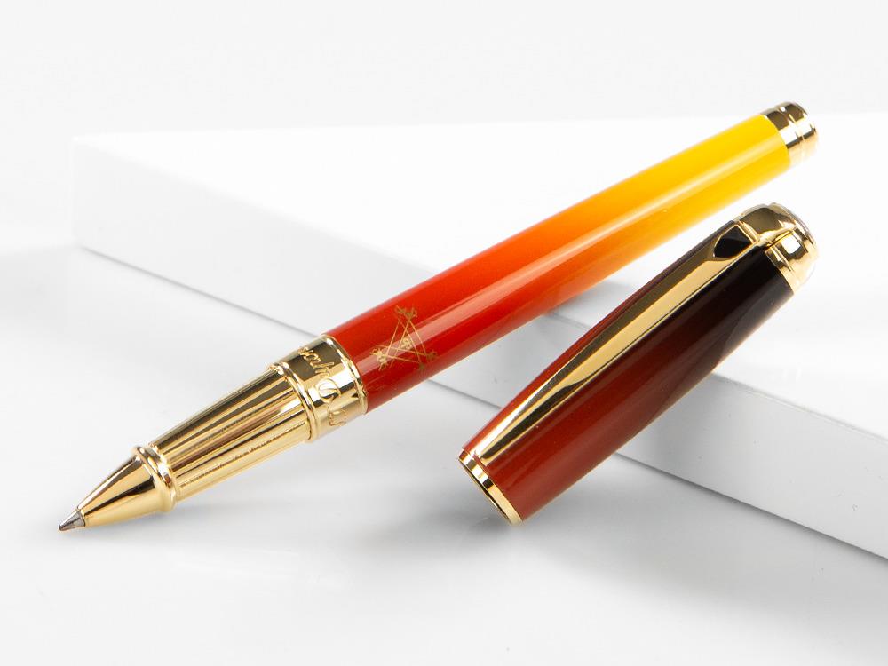 Roller S.T. Dupont Line D Montecristo, Le Crépuscule, Naranja, Oro, 412136L