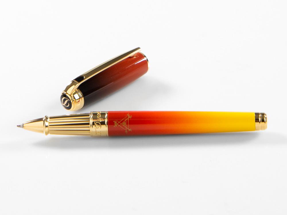 Roller S.T. Dupont Line D Montecristo, Le Crépuscule, Naranja, Oro, 412136L
