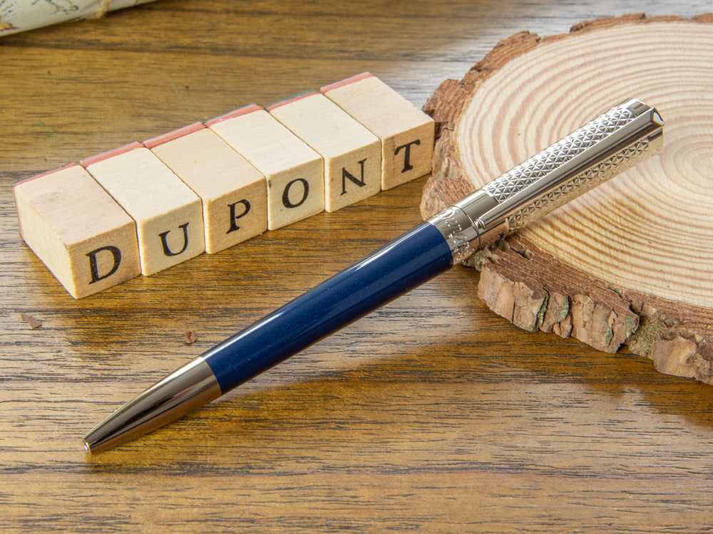 Bolígrafo S.T. Dupont Liberté Fire Head, Laca, Adornos en paladio, Azul, 465017