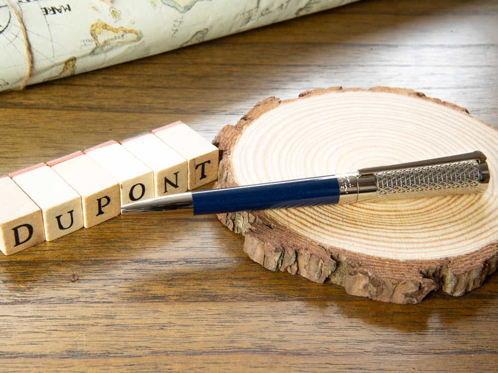 Bolígrafo S.T. Dupont Liberté Fire Head, Laca, Adornos en paladio, Azul, 465017