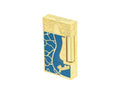 Encendedor S.T. Dupont L2 Cling Fender, Latón, Polvo de Oro, Azul, C16026CL