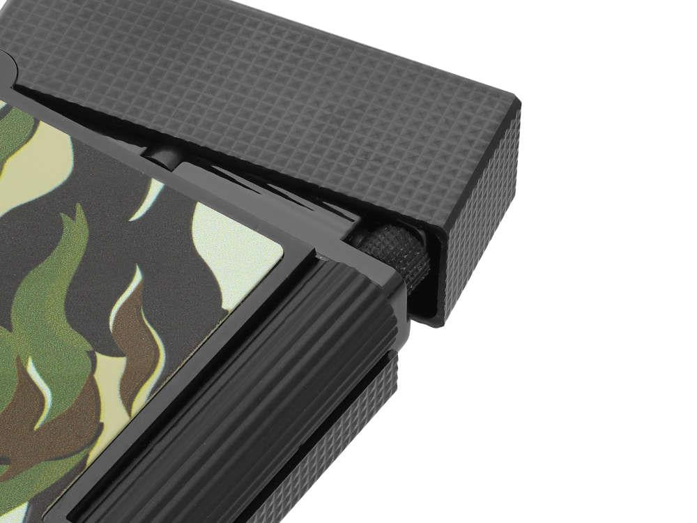 Encendedor S.T. Dupont Camo Ligne 2, Metal, Verde, Edición Limitada, C16050