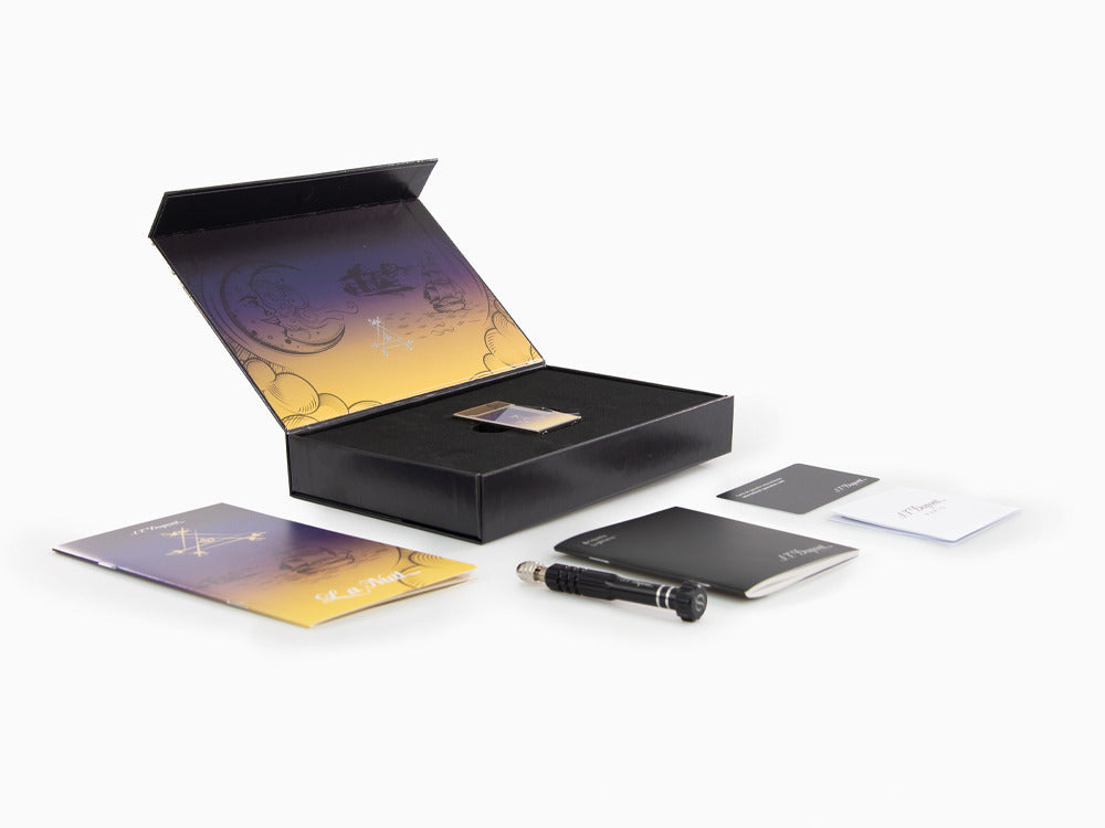 Encendedor S.T. Dupont LeGrand Montecristo La Nuit, Adornos paladio, C23035