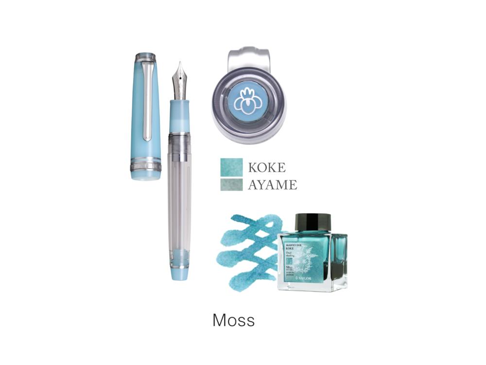 Pluma Estilográfica Sailor PG Slim Manyo II Moss, 10-2562-321