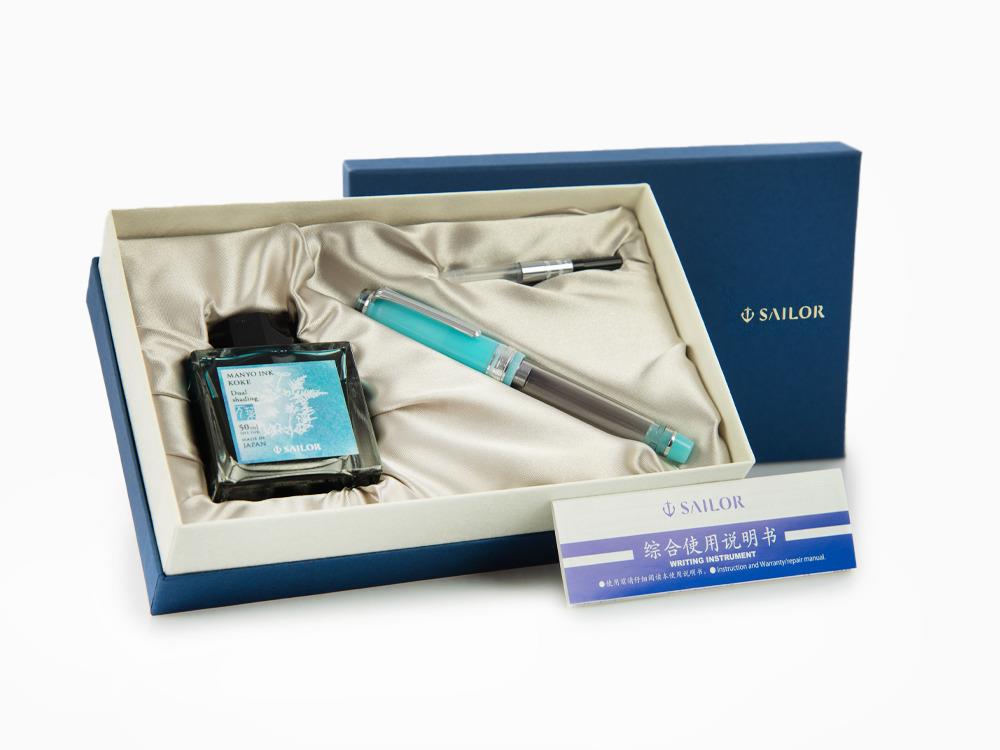 Pluma Estilográfica Sailor PG Slim Manyo II Moss, 10-2562-321