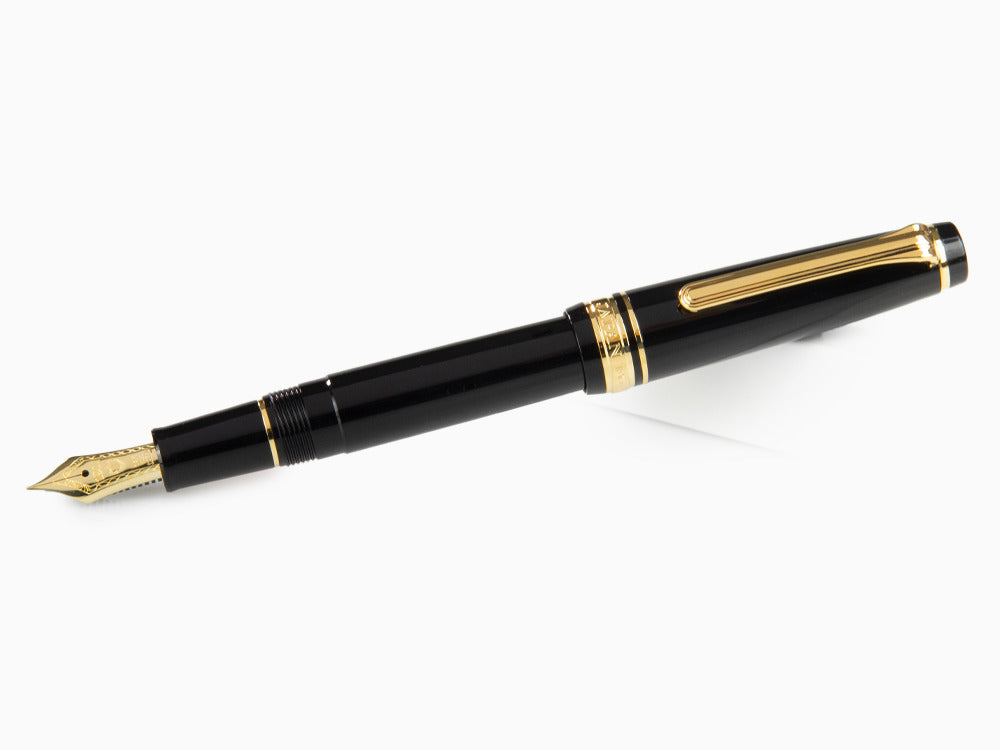 Estilográfica Sailor Professional Gear Slim Gold, Negro, 11-1221-420