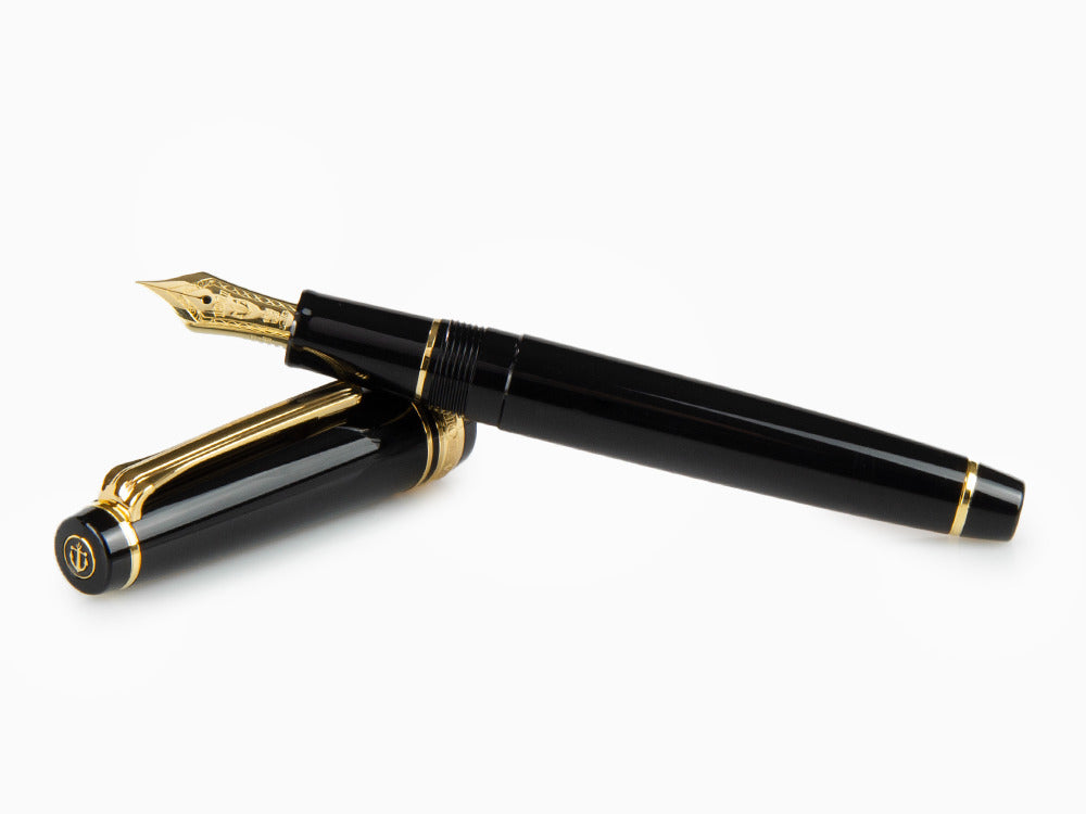 Estilográfica Sailor Professional Gear Slim Gold, Negro, 11-1221-420