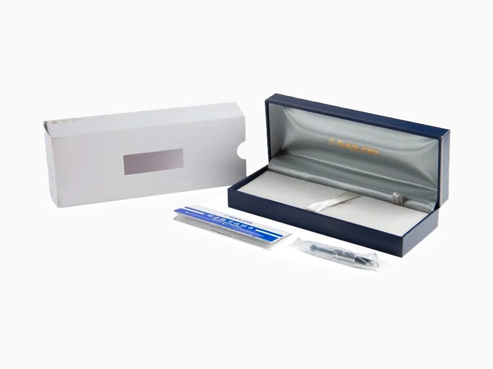 Estilográfica Sailor Professional Gear Slim Gold, Negro, 11-1221-420