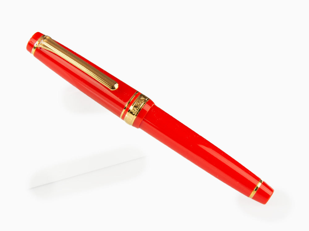 Estilográfica Sailor Professional Gear Slim Gold, Oro, Rojo, 11-1221-430