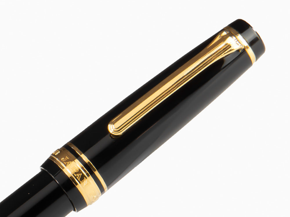 Estilográfica Sailor Professional Gear Gold, Negro, Oro 24k, 11-2036-420