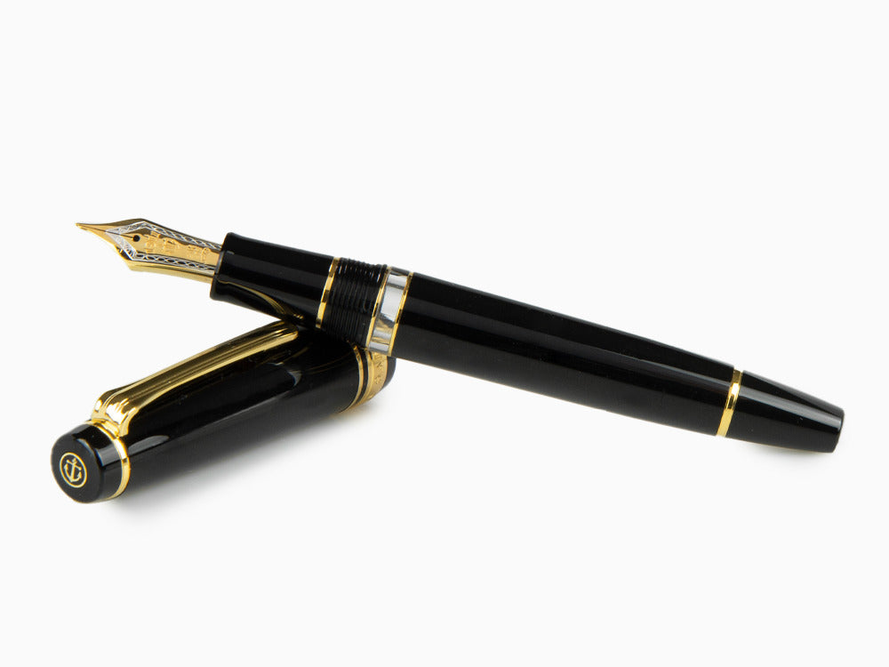 Estilográfica Sailor Professional Gear Realo, Negro, Oro, 11-3926-420