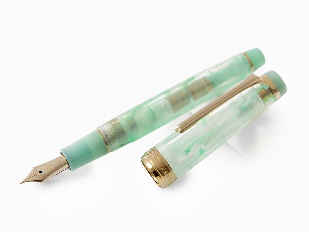 Pluma Estilográfica Sailor PG Veilio Pearl Mint, Oro 21k, 11-5045-467