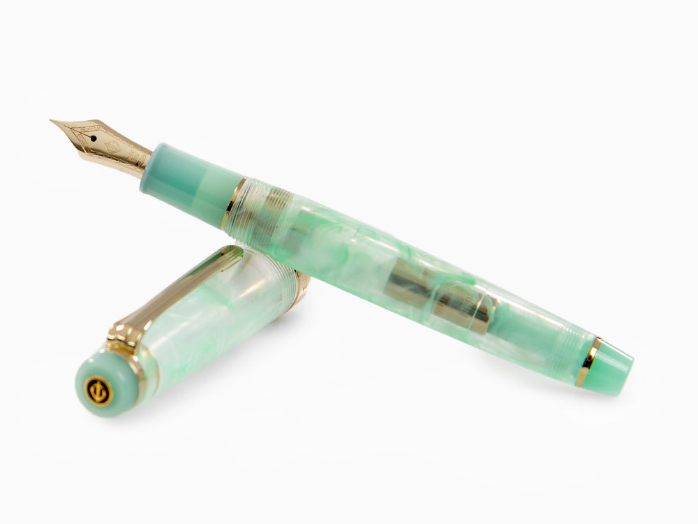 Pluma Estilográfica Sailor PG Veilio Pearl Mint, Oro 21k, 11-5045-467