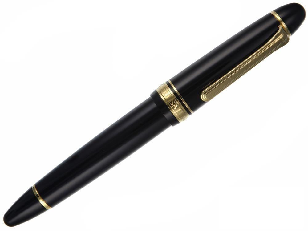Estilográfica Sailor King of Pens ST Gold, Negro, Resina, Oro 24K