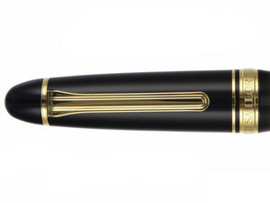 Estilográfica Sailor King of Pens ST Gold, Negro, Resina, Oro 24K
