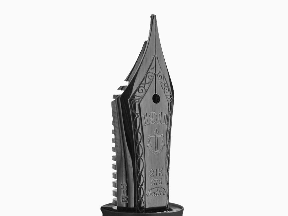 Estilográfica Sailor 1911 Large Series Blackout, Negro, PVD, E. Especial