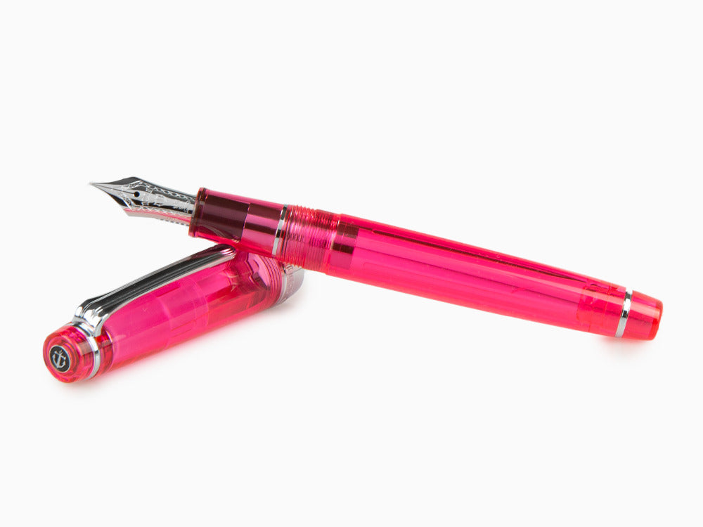 Estilográfica Sailor Professional Gear Slim Demonstrator, Rosa, Cromo