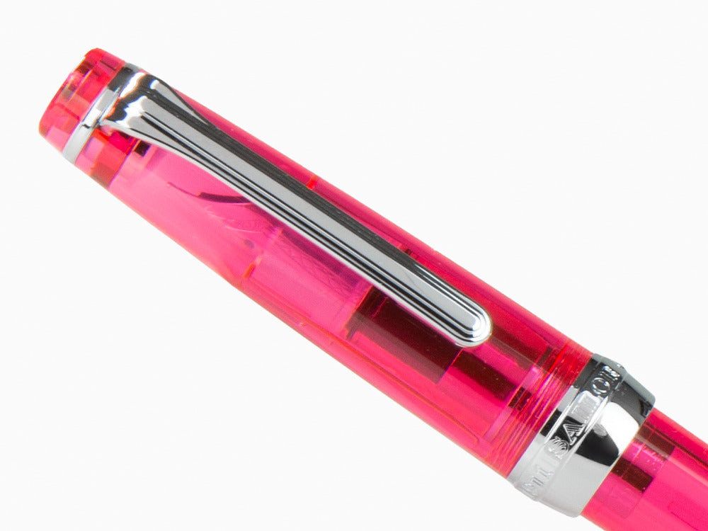 Estilográfica Sailor Professional Gear Slim Demonstrator, Rosa, Cromo