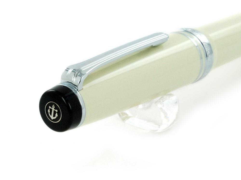 Estilográfica Sailor Professional Gear Color, Ivory, Cromo, 11-9280-417