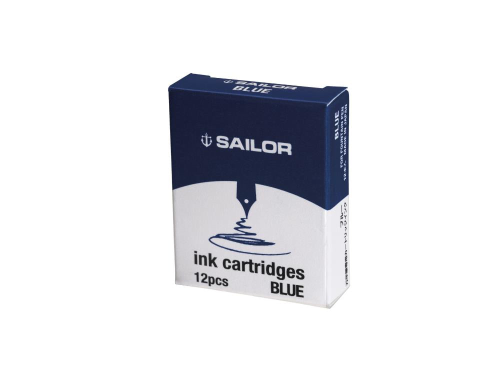 Cartuchos de tinta Sailor Jentle, Azul, 12 unidades, 13-0404-140