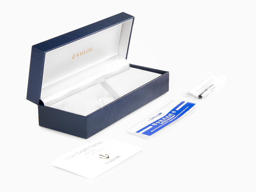 Portaminas Sailor Professional Gear Silver, Adornos cromados, 21-1037-720