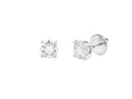Solitario Pendientes Brillante de Oro Blanco 18K de 1.9 ct, CEW10006