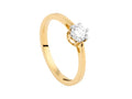 Solitario Anillo Solitario Brillante de oro de 18K de 0.4 ct, LRY23702-14